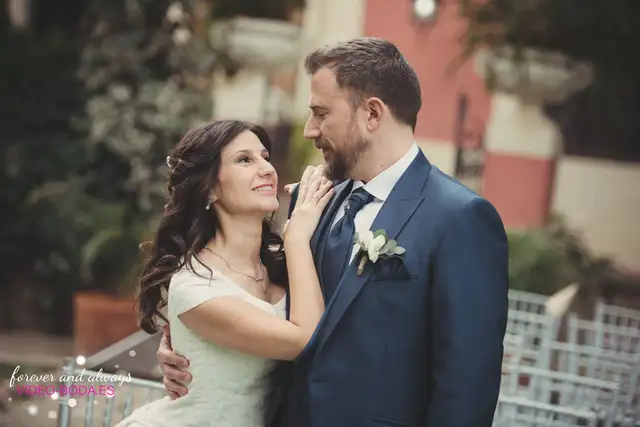 fotografías reportaje novios villa delia