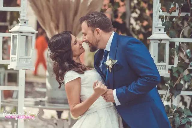 fotografías reportaje novios villa delia