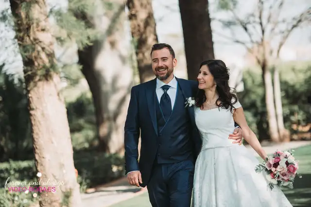 fotografías reportaje novios villa delia