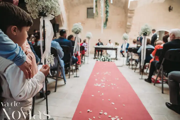 Reportaje de boda jardines la Cartuja Monica Hector Mayo 2023 ceremonia