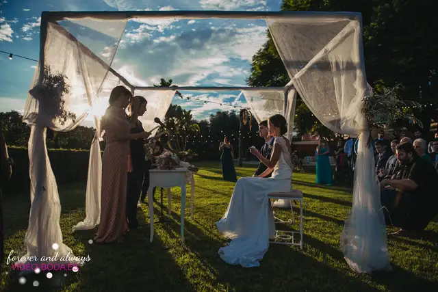 fotografías ceremonia Huerto Barral