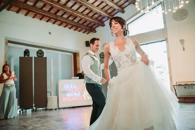 boda huerto Santa Maria Paula Vicent baile nupcial