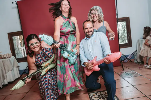 boda huerto Santa Maria Paula Vicent photocall portada