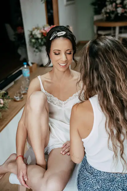 boda huerto Santa Maria Paula Vicent preparativos