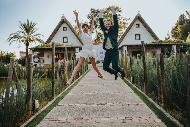 Reportaje de boda de Paula y Vicent en Huerto de Santa María