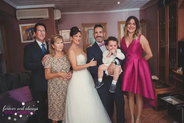 fotografías novios casa