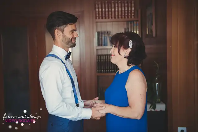 fotografías novios casa