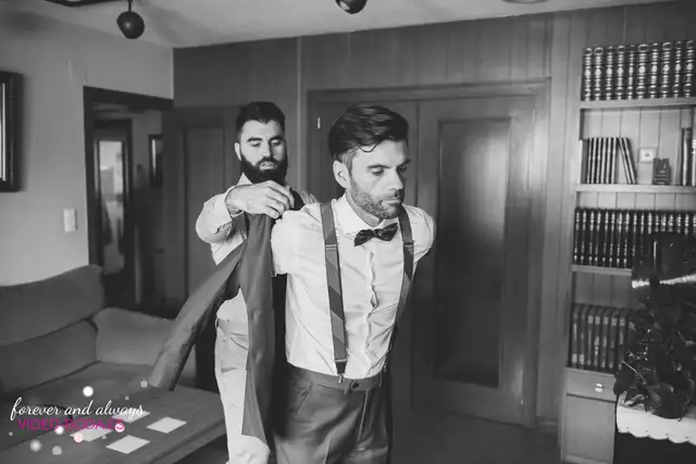 fotografías novios casa