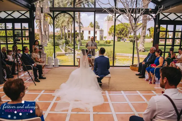 fotografías boda invernadero Huerto Santa Maria