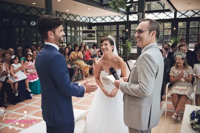 fotografías boda invernadero Huerto Santa Maria