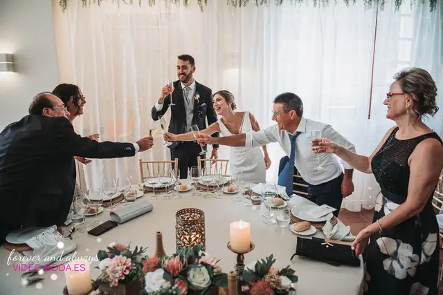Reportaje boda tamara Asis Sauces Olimar Chiva banquete