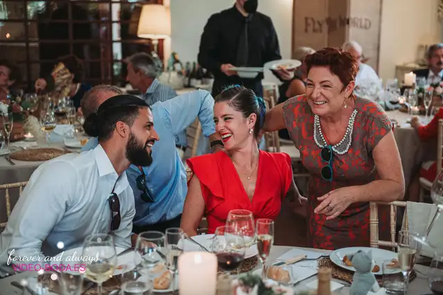 Reportaje boda tamara Asis Sauces Olimar Chiva banquete