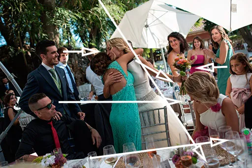 MIradas dentro de un fotograma