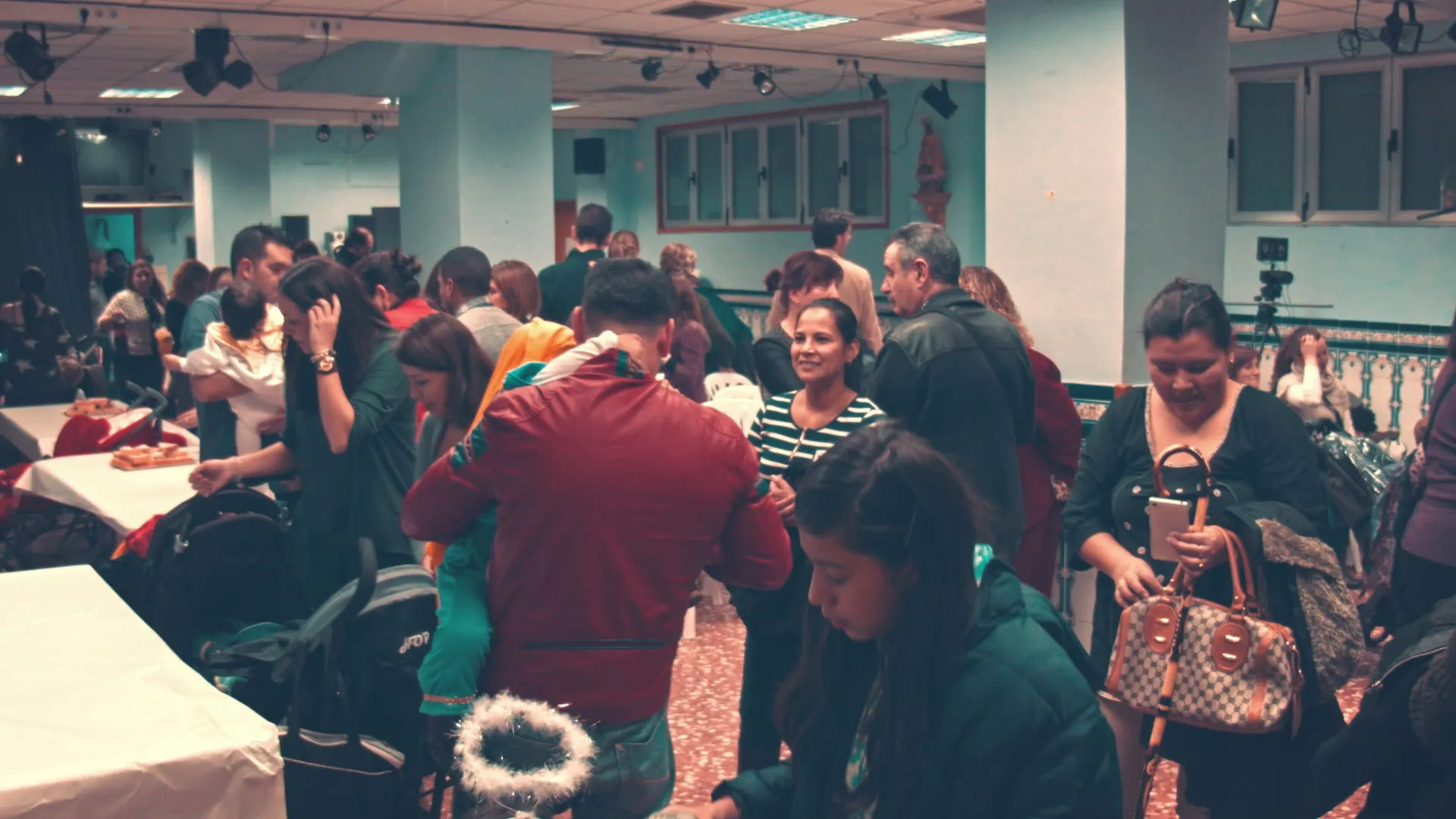 Fotograma de la fiesta infantil de navidad