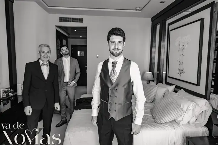 boda hotel las arena angela sergio BW preparativos