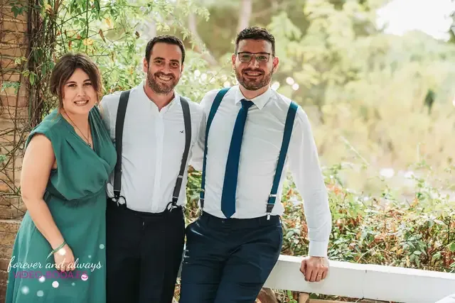 boda masia del carmen Laura Julian fiesta photocall