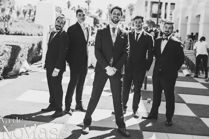 boda hotel las arena angela sergio BW divertidas