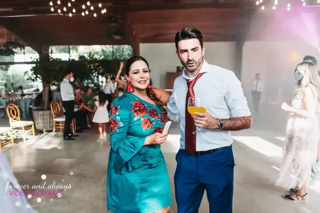 boda masia del carmen Laura Julian fiesta photocall