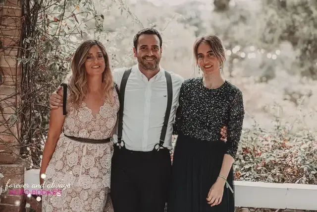 boda masia del carmen Laura Julian fiesta photocall