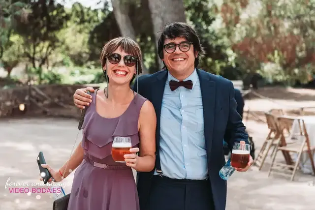 boda masia del carmen Laura Julian coctel