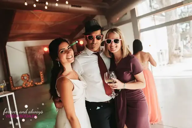 boda masia del carmen Laura Julian photocall